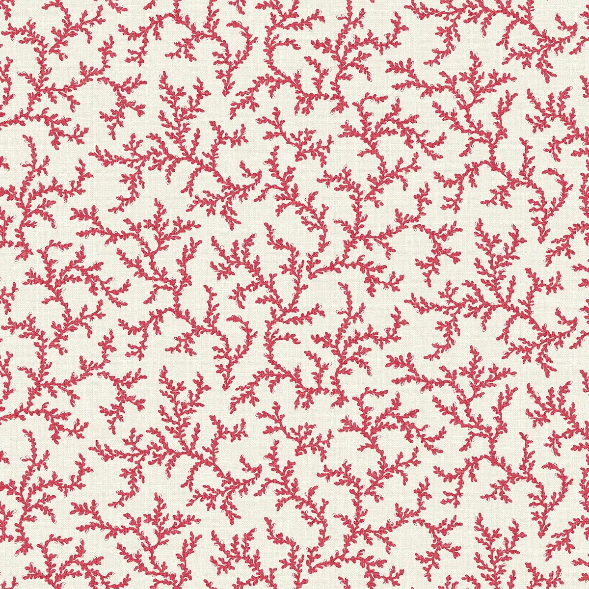 Seabrook Designs Corail Antique Ruby Wallpaper