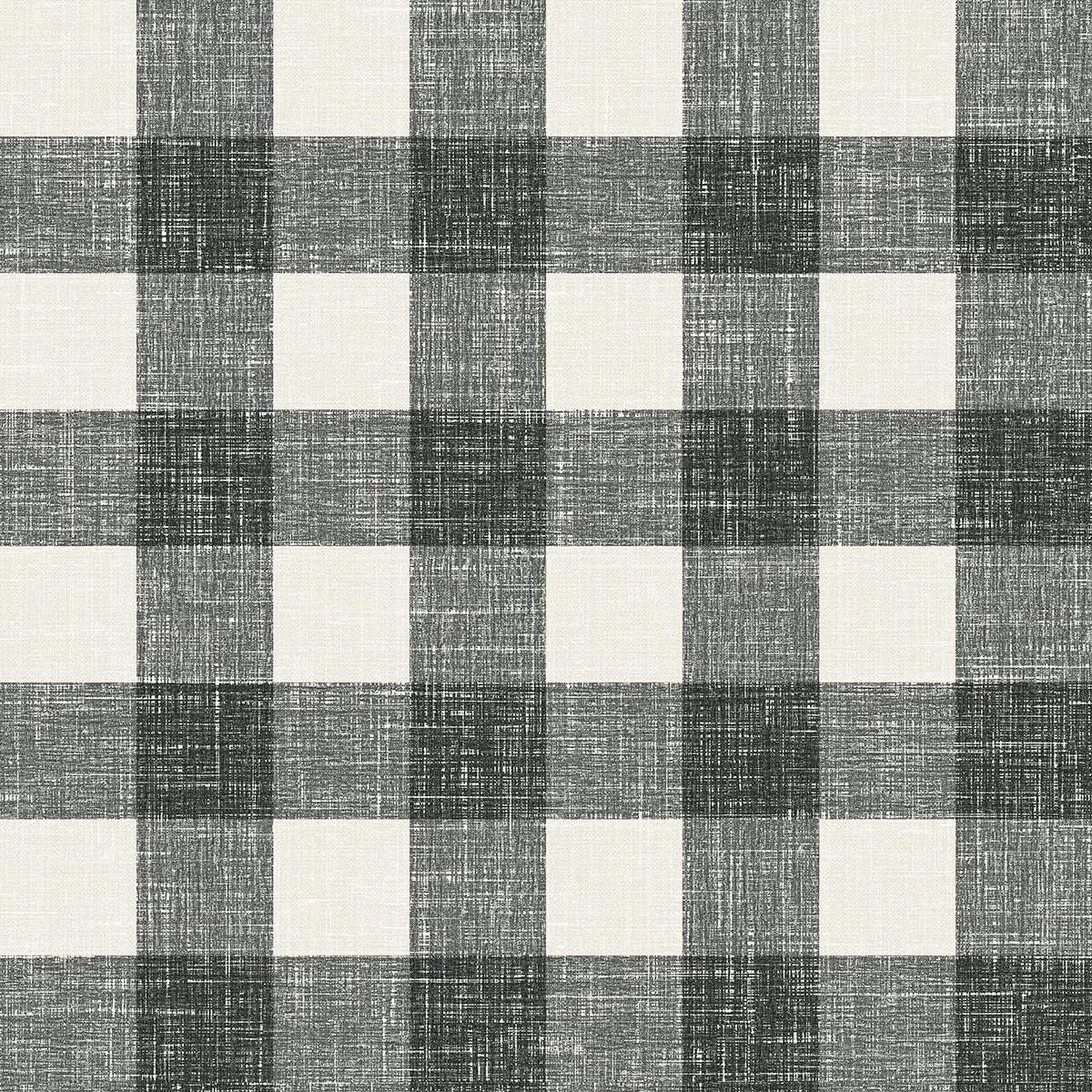 Seabrook Designs Bebe Gingham Poppy Seed Wallpaper