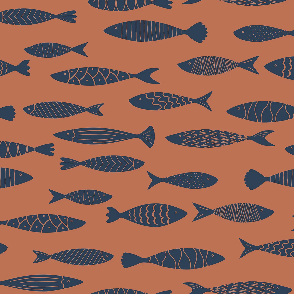 Seabrook Designs Bay Fish Coral Reef Wallpaper