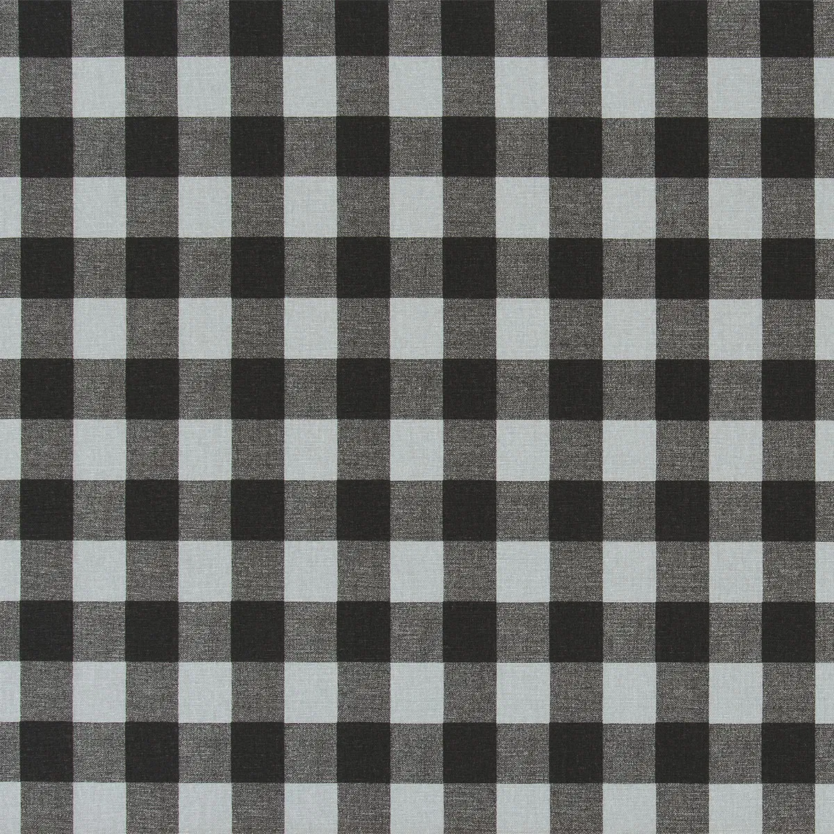 Premier Prints Buffalo Plaid Ash Black Canvas Fabric