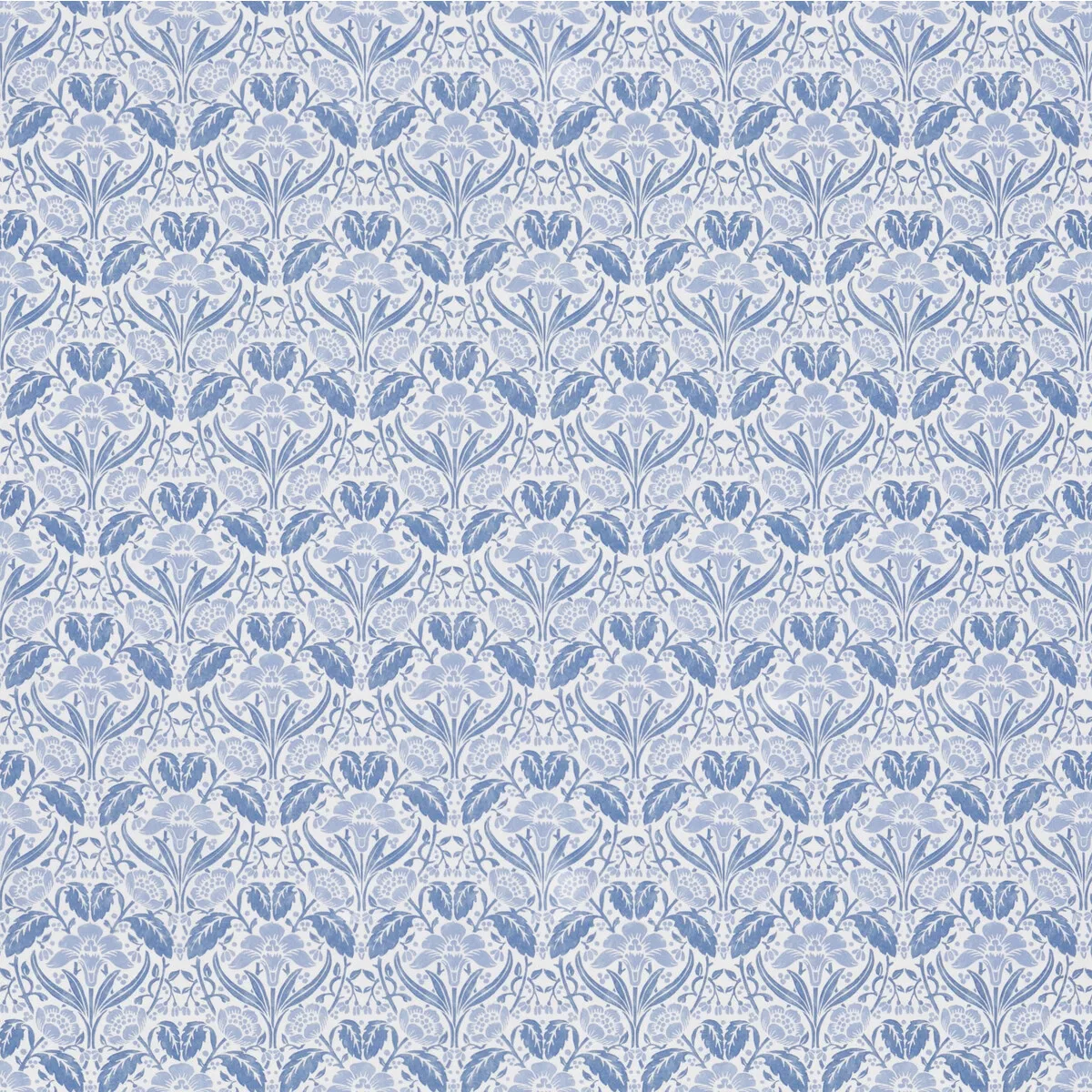 GP & J Baker Iris Meadow Cotton Blue Fabric