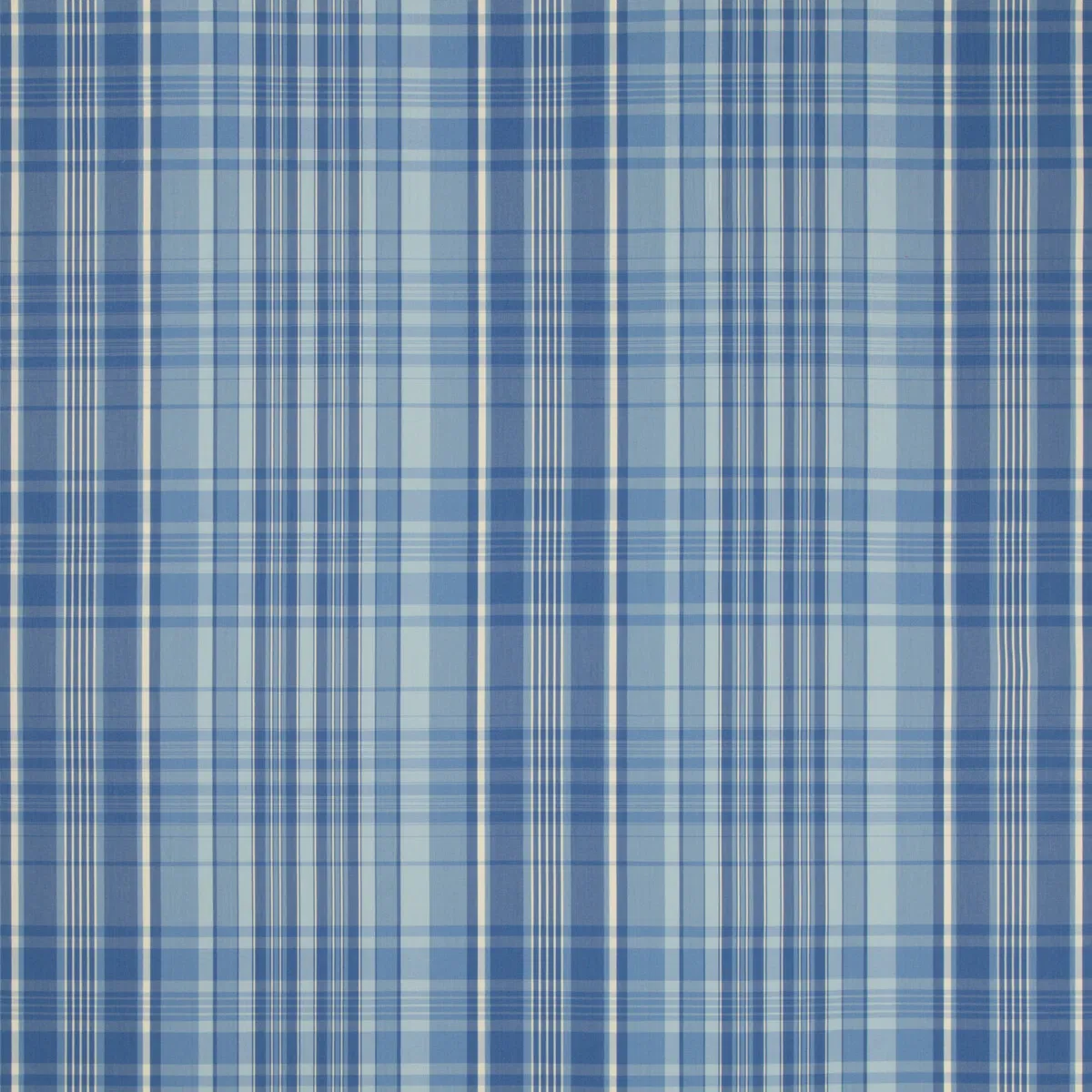 Brunschwig & Fils Guernsey Check Blue Fabric