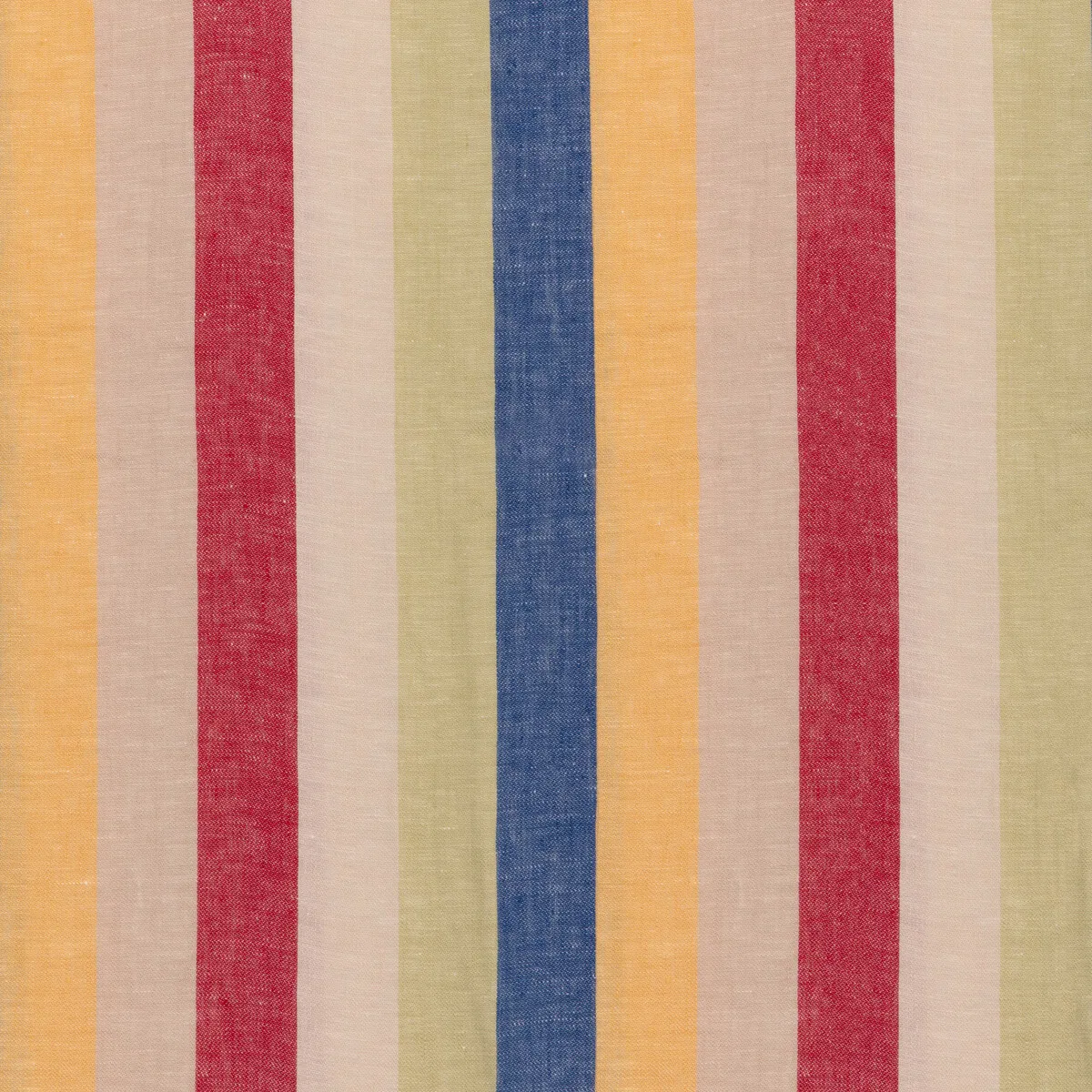 Brunschwig & Fils Picnic Stripe Primary Fabric