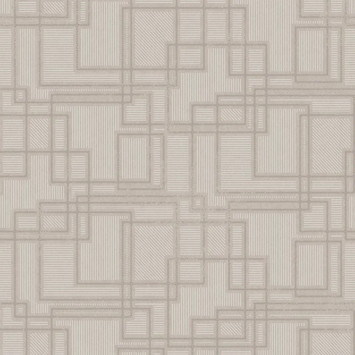 Seabrook Designs Bauhaus Cityscape Laurent Grey Wallpaper