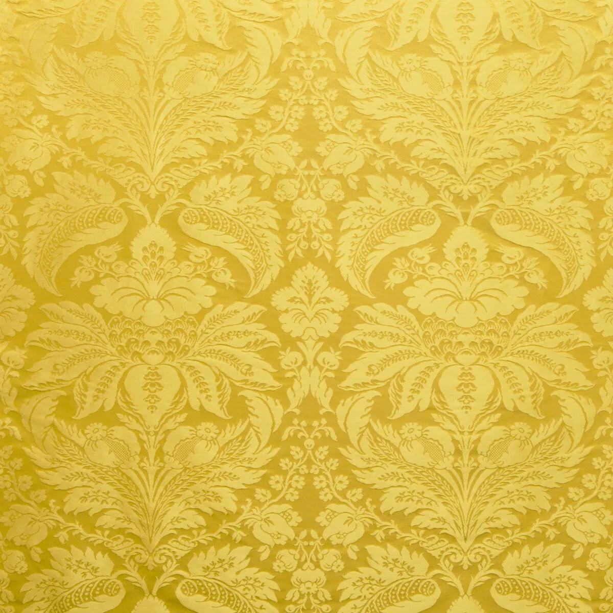 Brunschwig & Fils Damask Pierre Canary Fabric