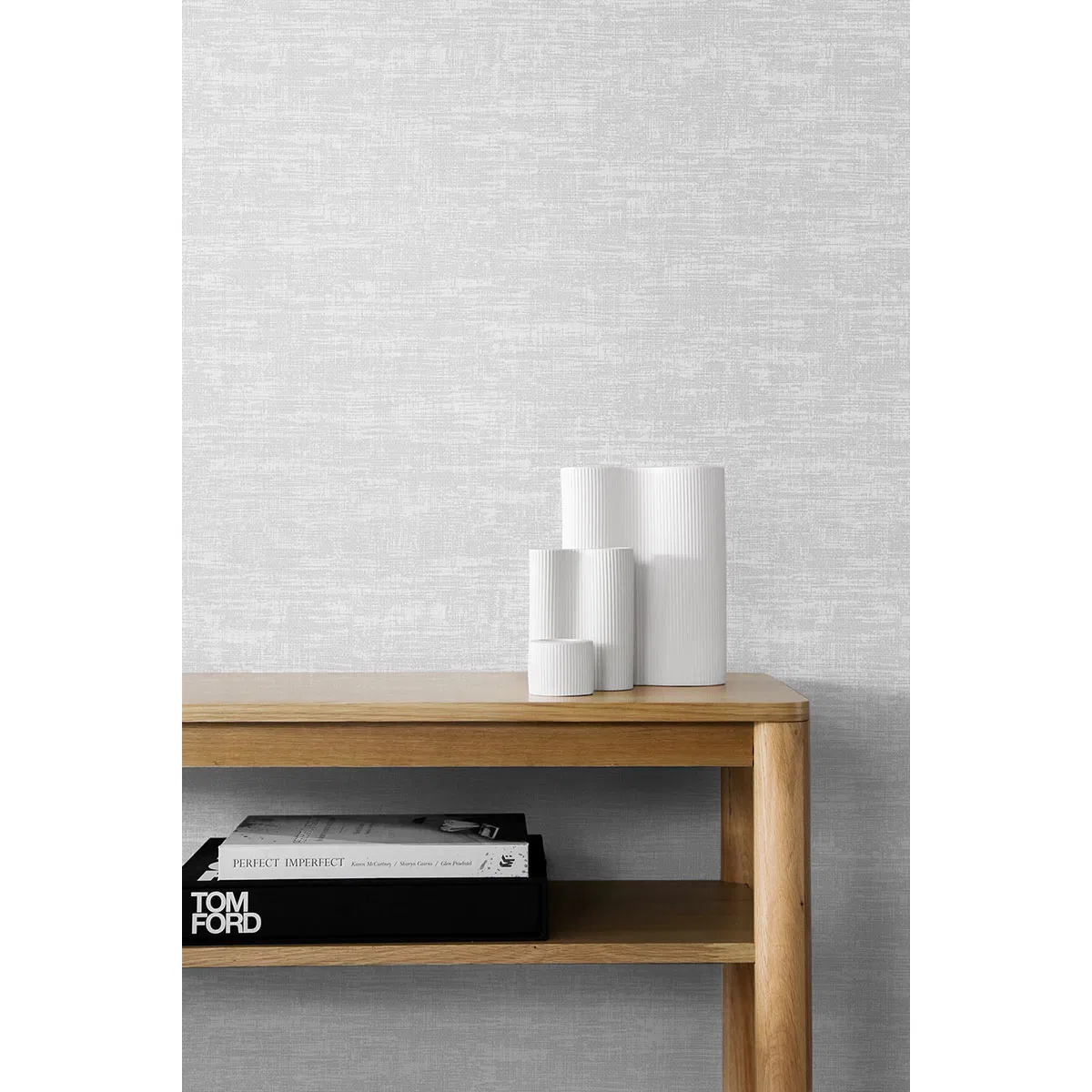 Stacy Garcia Home Peel & Stick Interference Pearl Grey Wallpaper
