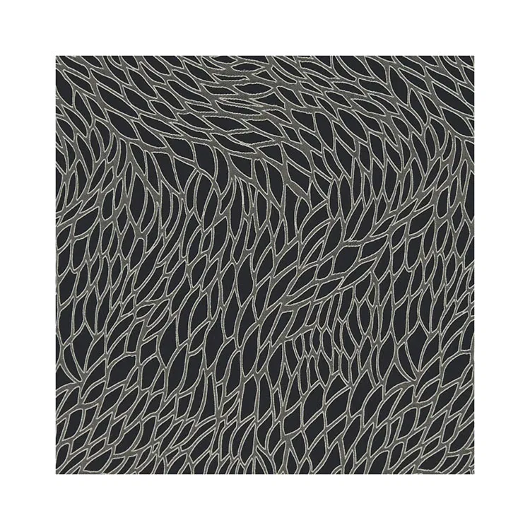 Clarke & Clarke Corallino Nero Fabric