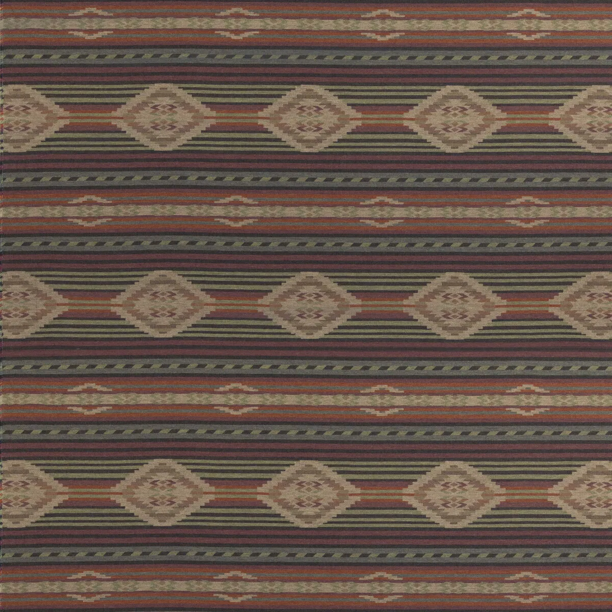Mulberry Harlech Plum/Green Fabric