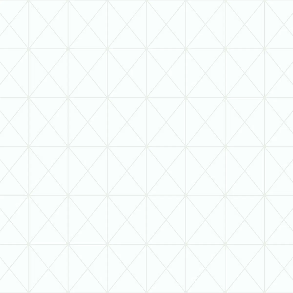 Seabrook Designs Triangle Geo Metallic Pearl & White Wallpaper