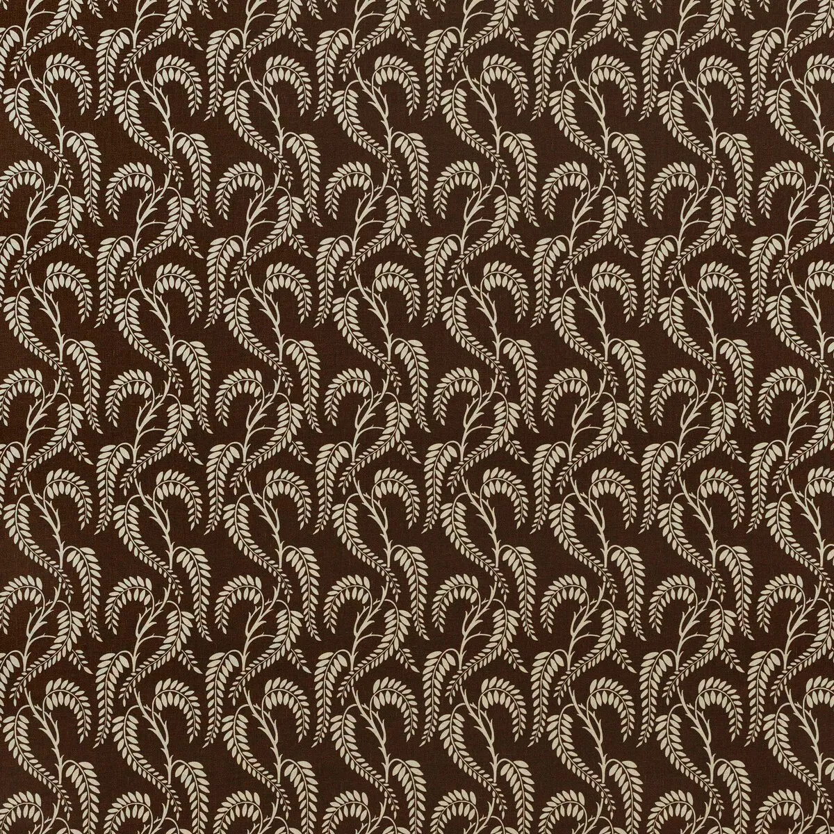 Lee Jofa Wisteria Blotched Brown Linen Fabric