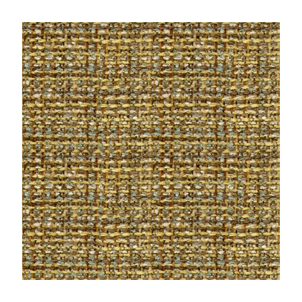 Brunschwig & Fils Boucle Texture Green/Brown Fabric