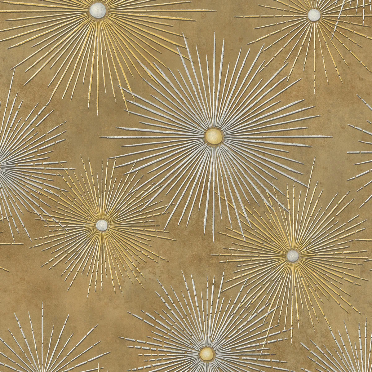 Seabrook Designs Catwalk Metallic Gold & Caramel Wallpaper ...