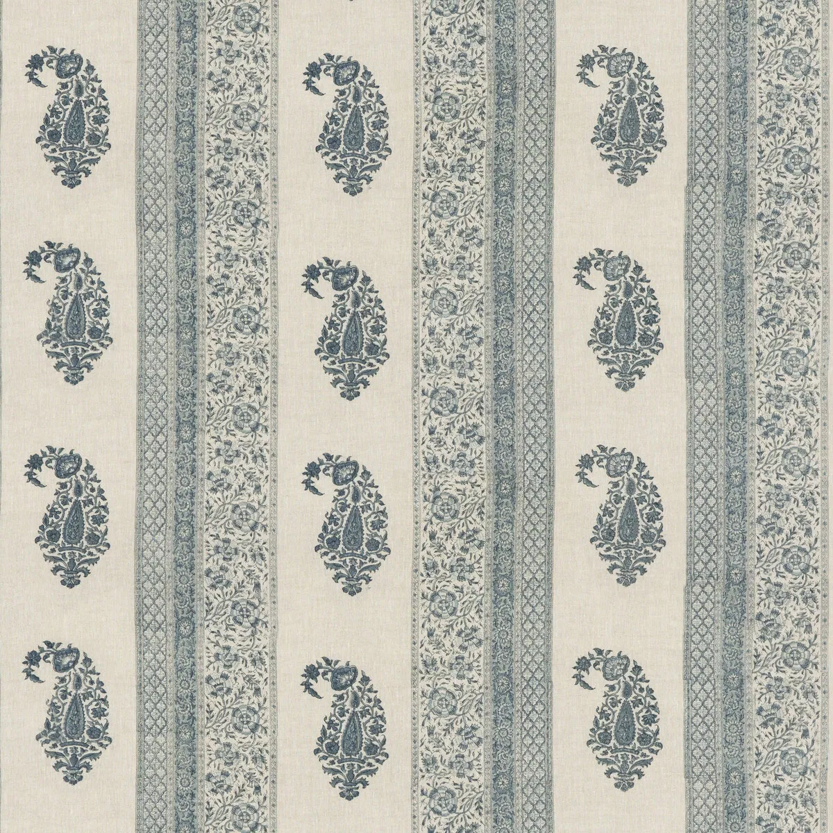 GP & J Baker Portobello Blue Fabric