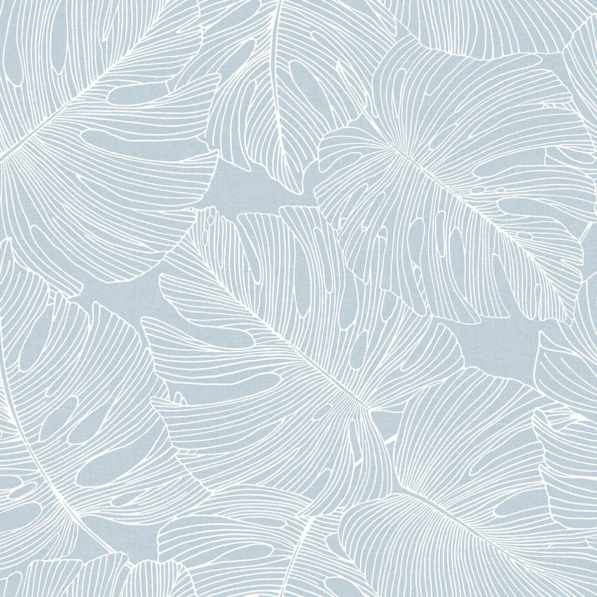 Seabrook Designs Tarra Monstera Leaf Early Sky Wallpaper