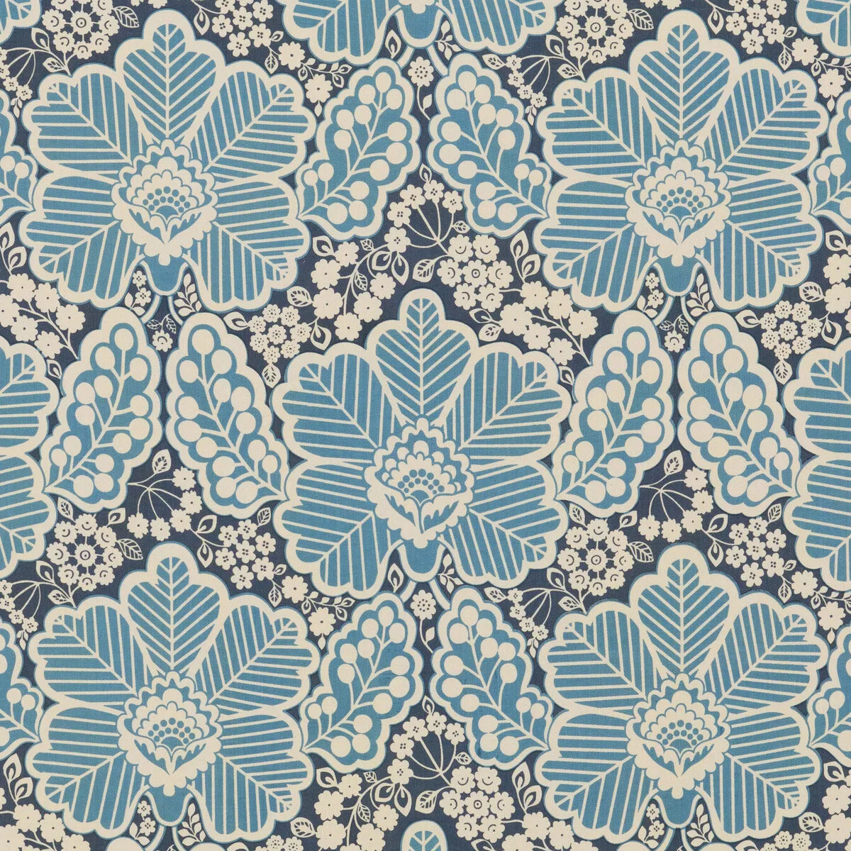 Baker Lifestyle Arbour Indigo Fabric