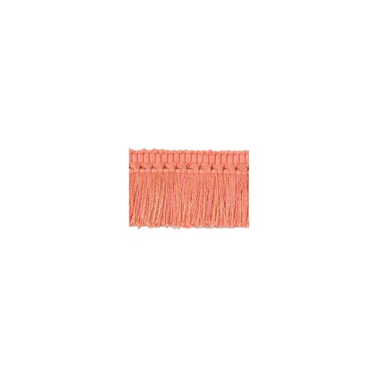 Brunschwig & Fils Coeur Brush Coral Fringe Trim