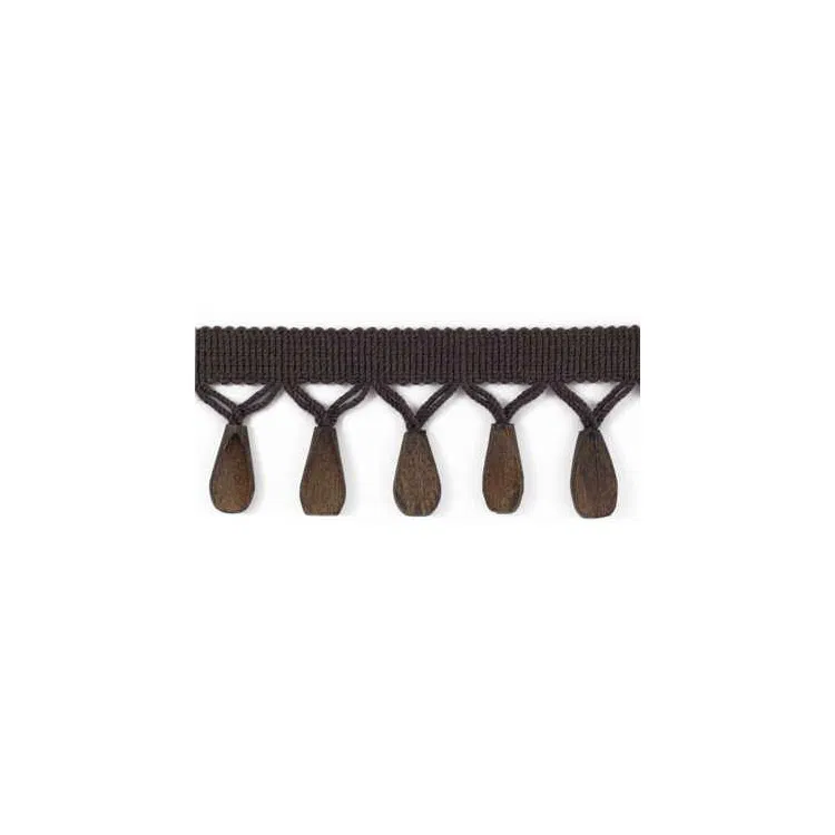 Lee Jofa Modern Wood Drop Java Tassel Fringe Trim