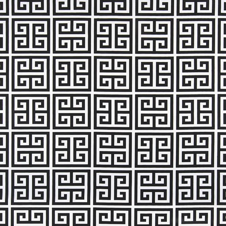 Premier Prints Towers Black Canvas Fabric
