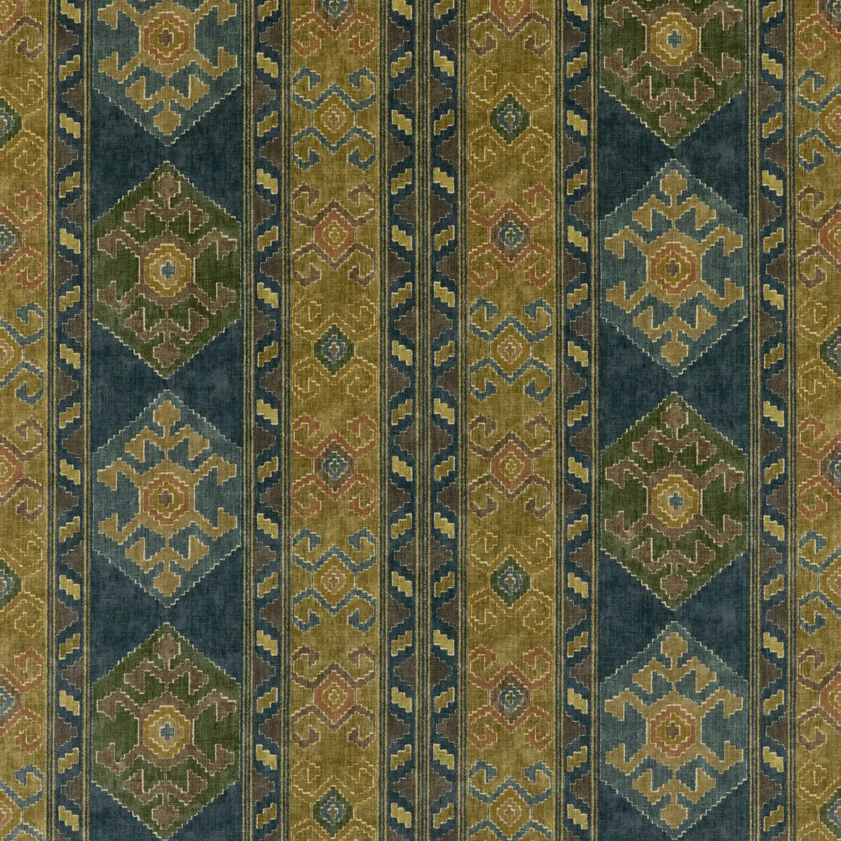 Mulberry Nomad Velvet Denim Fabric