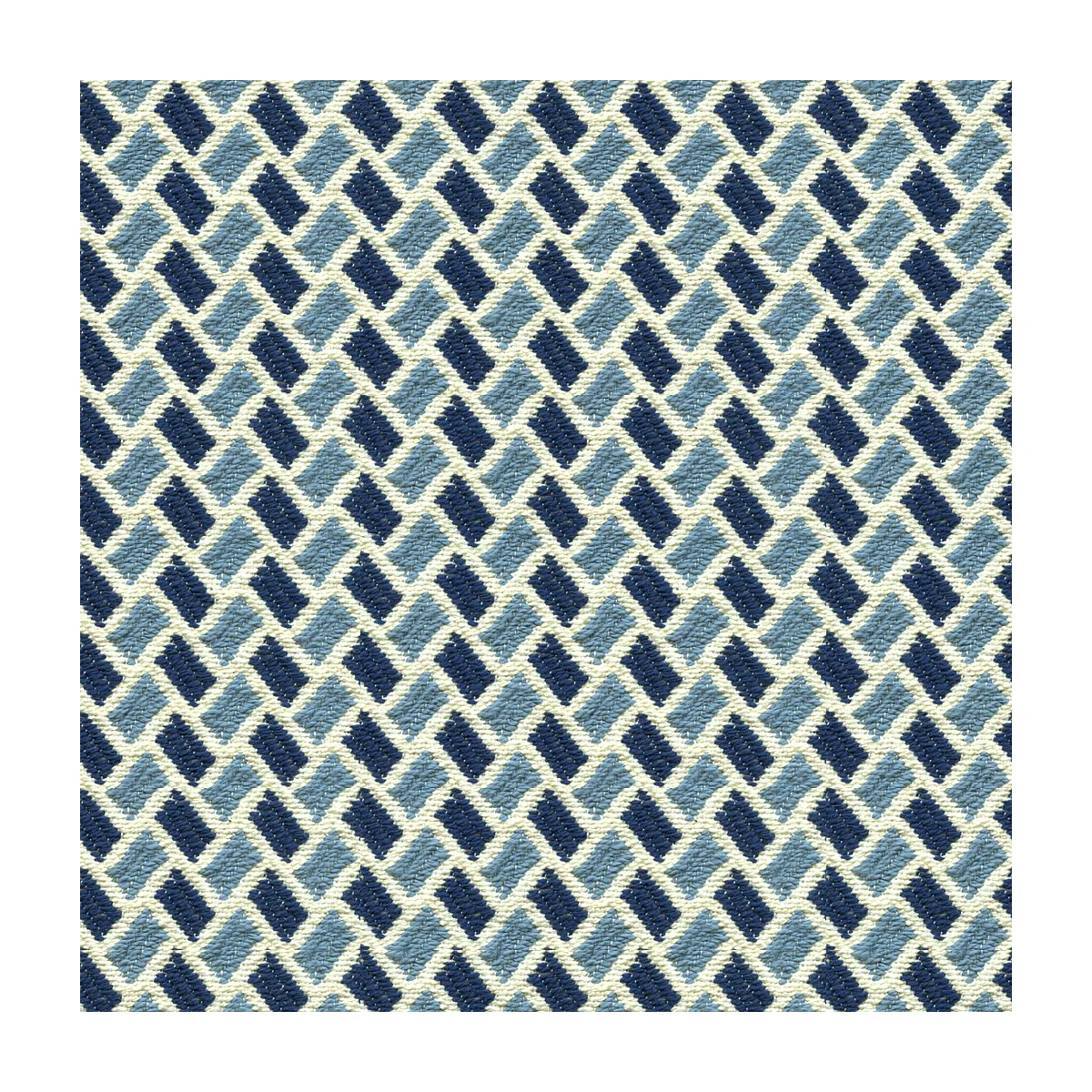 Brunschwig & Fils New Briquetage Sky/Indigo Fabric