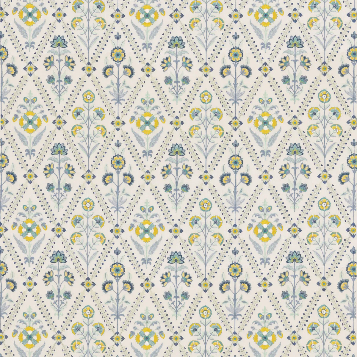 GP & J Baker Perrycroft Blue Fabric