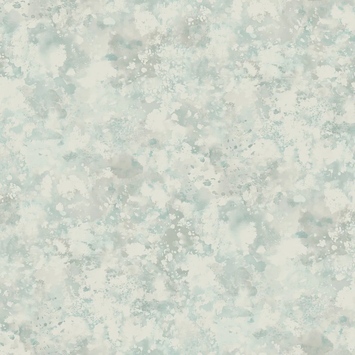 Seabrook Designs Waterdrop Floral Metallic Sky Blue Wallpaper