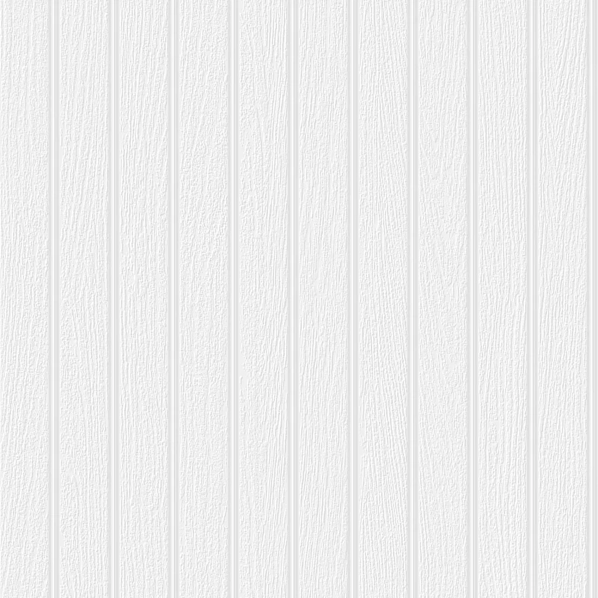 Seabrook Designs Faux Beadboard White Paintable Wallpaper
