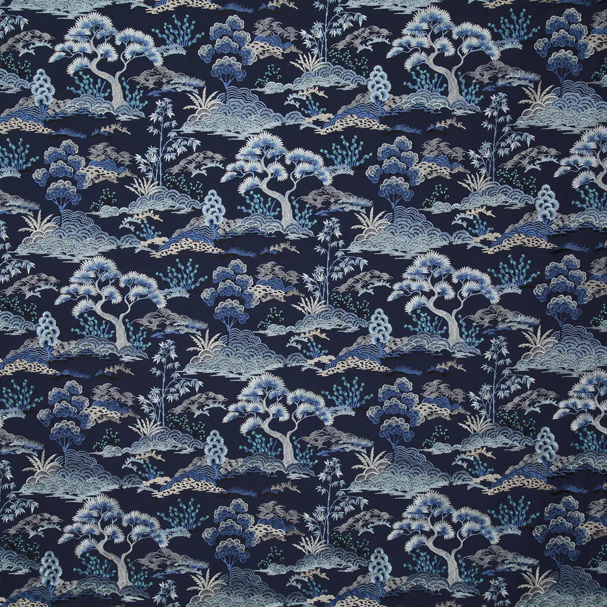 Pindler & Pindler Zen Garden Midnight Fabric
