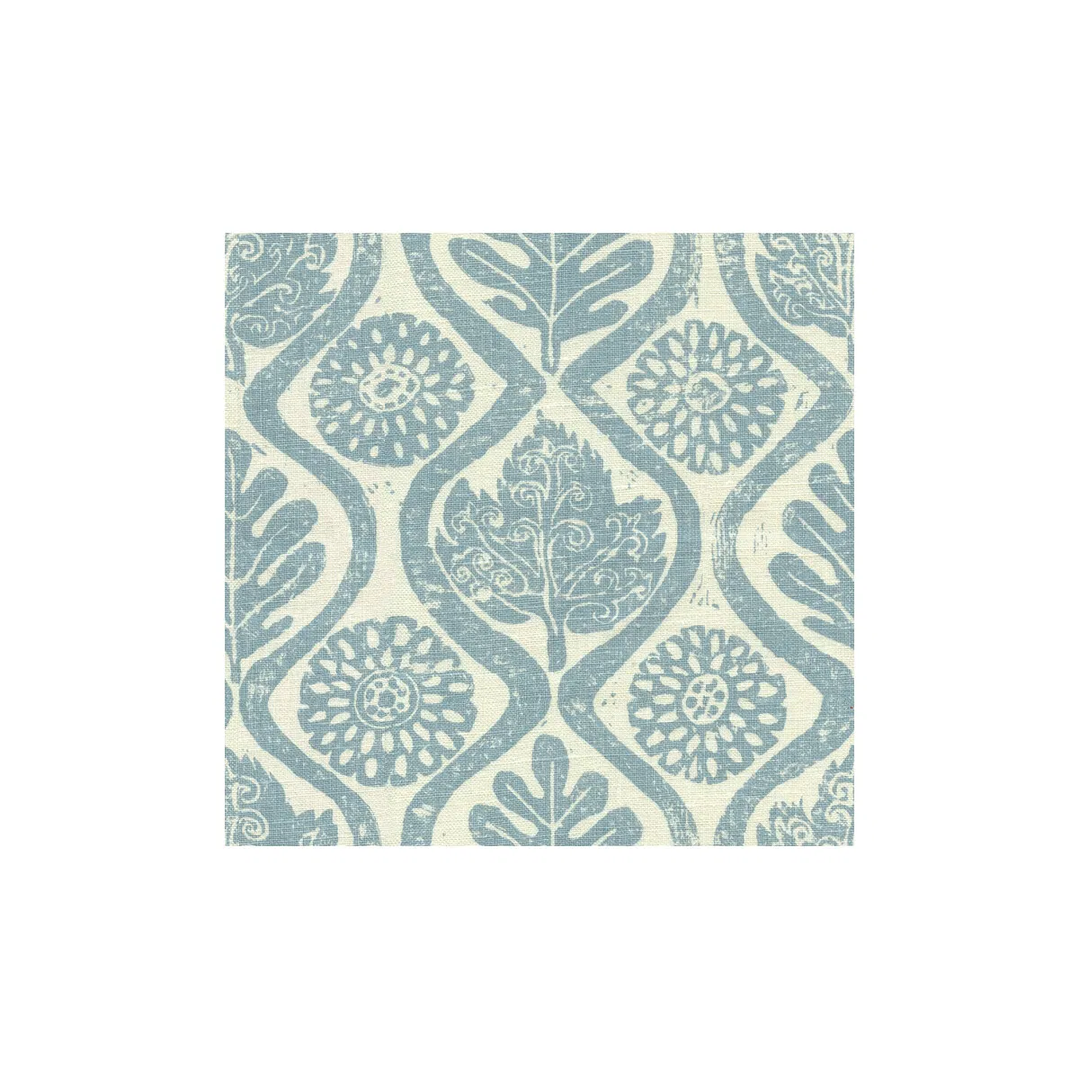 Lee Jofa Oakleaves Blue Fabric