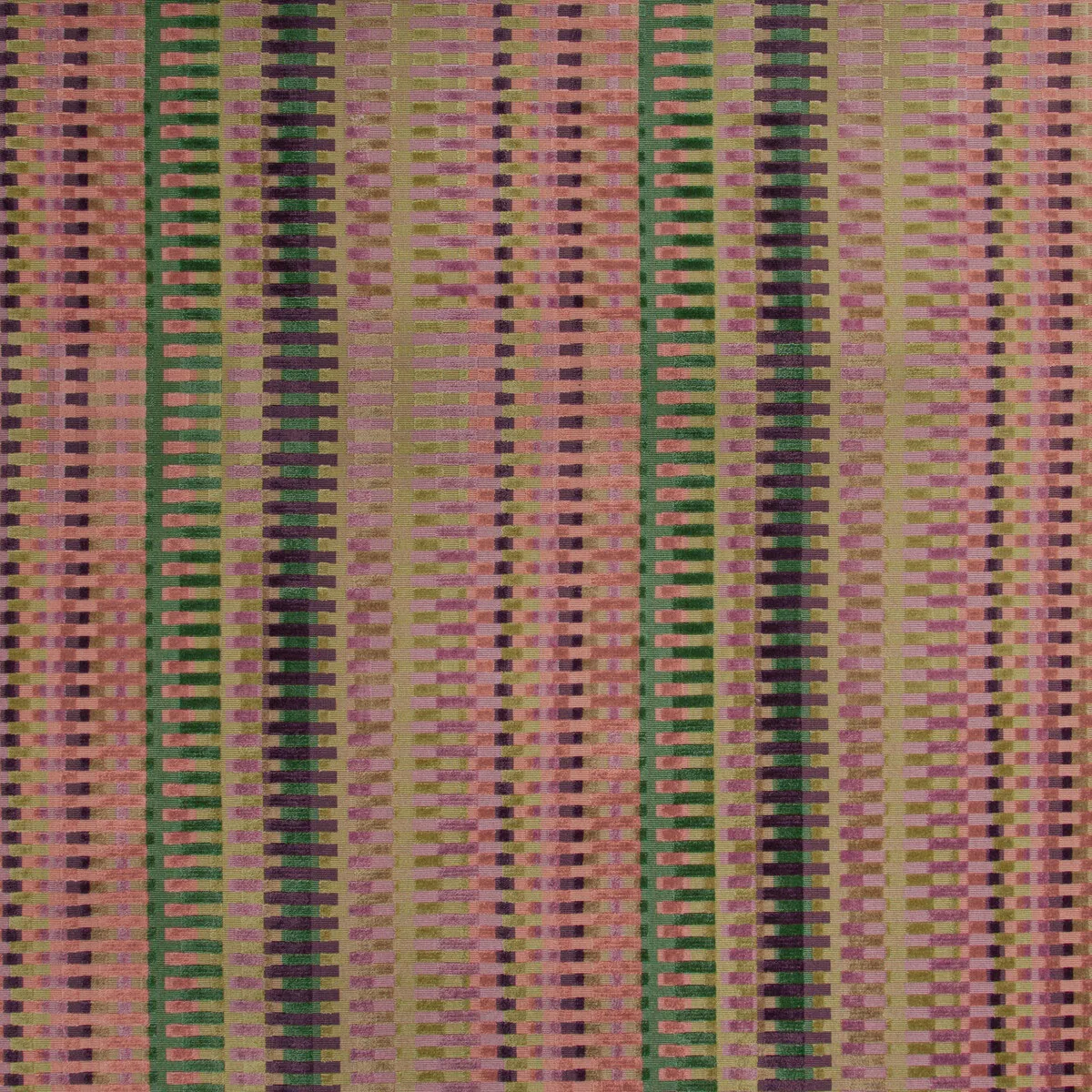 Lee Jofa Picket Multi/Plum Fabric