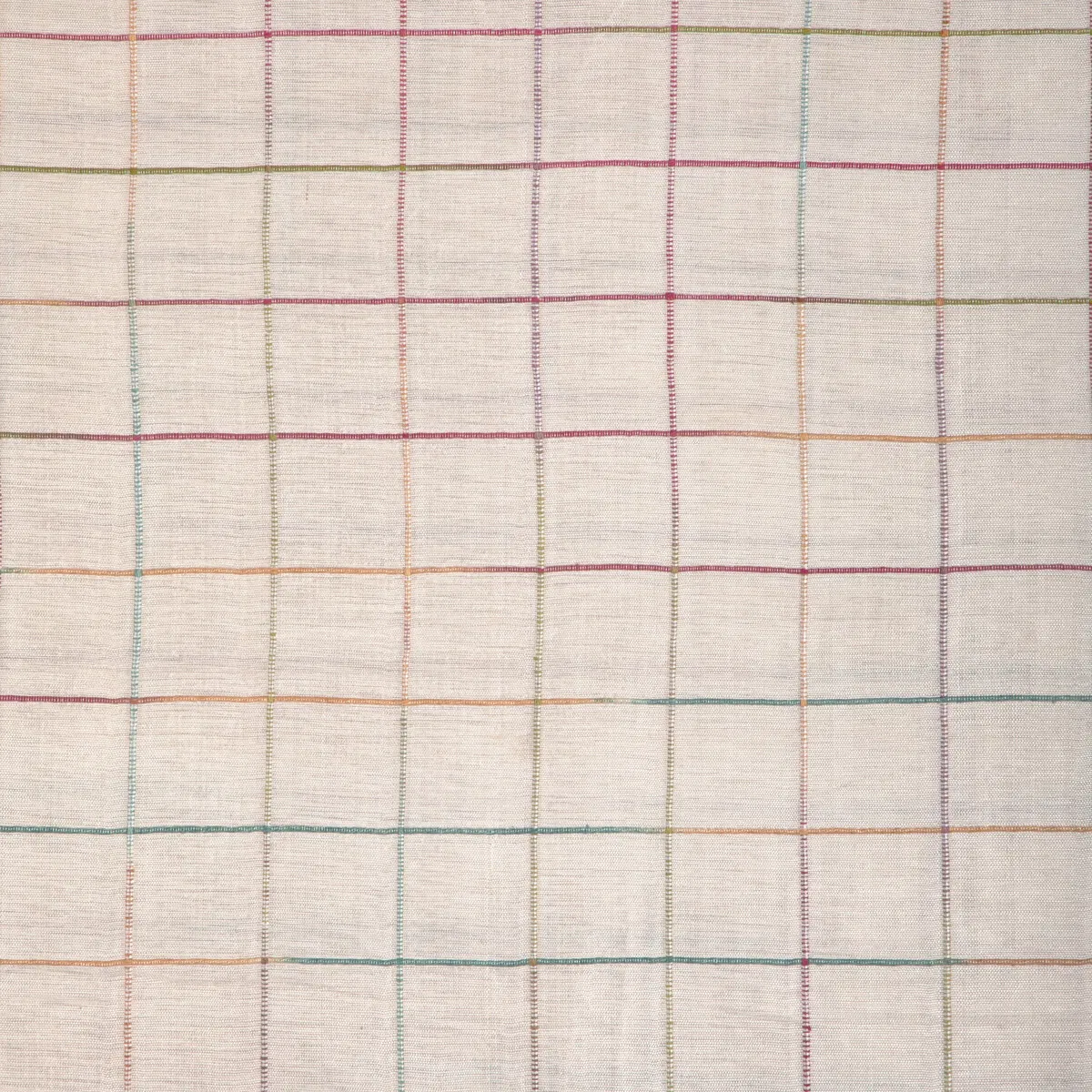 Brunschwig & Fils Moulin Check Multi Fabric