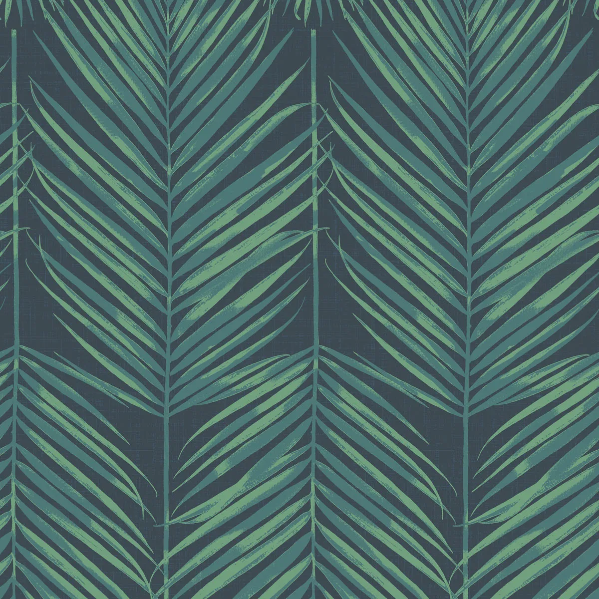 Seabrook Designs Paradise Tropic Midnight Wallpaper