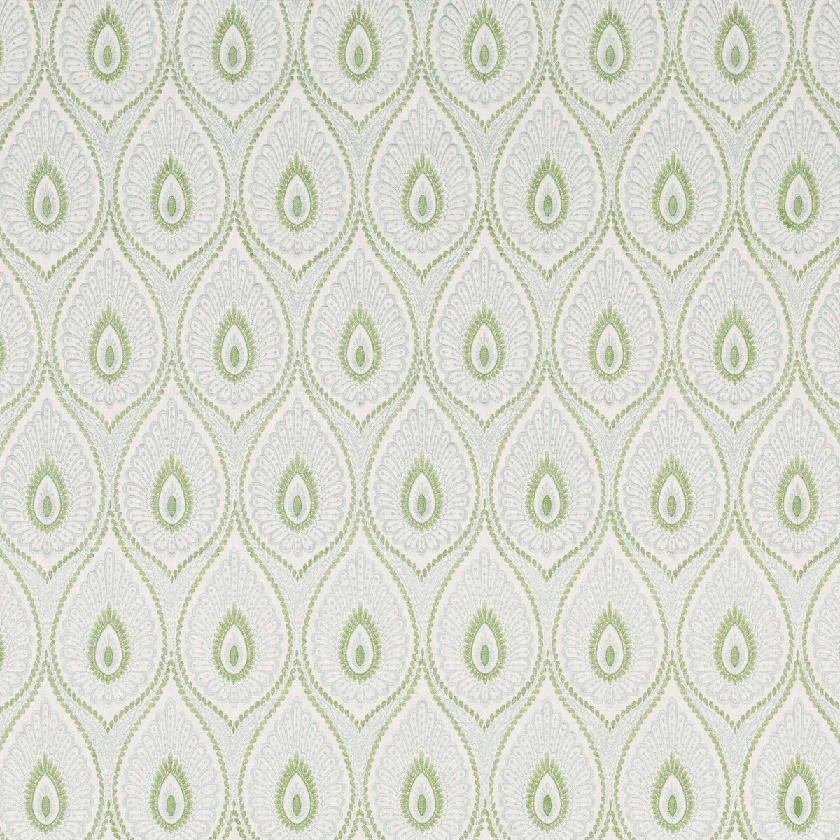 GP & J Baker Ashmore Aqua/Green Fabric