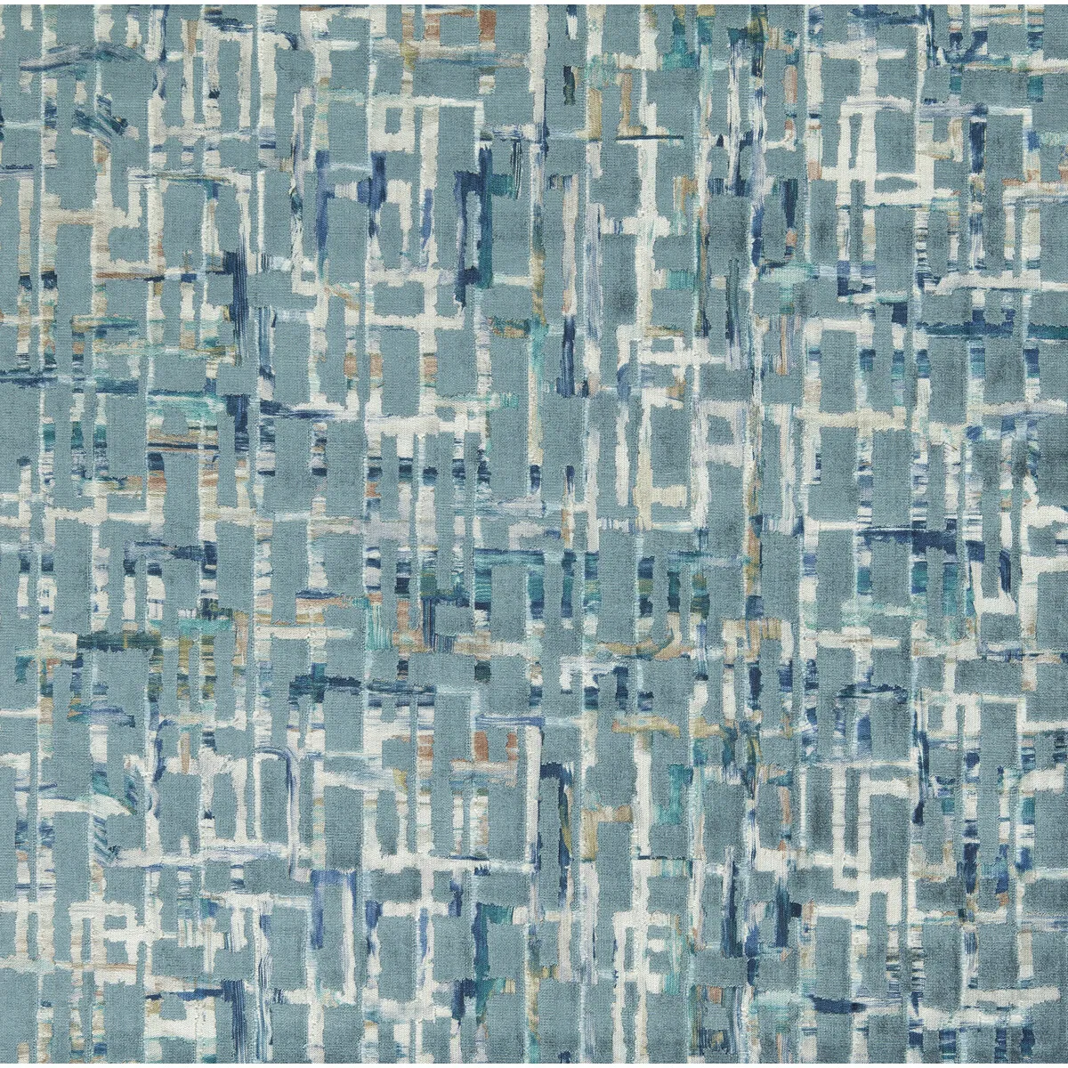 Clarke & Clarke Quadrata Teal/Mineral Fabric