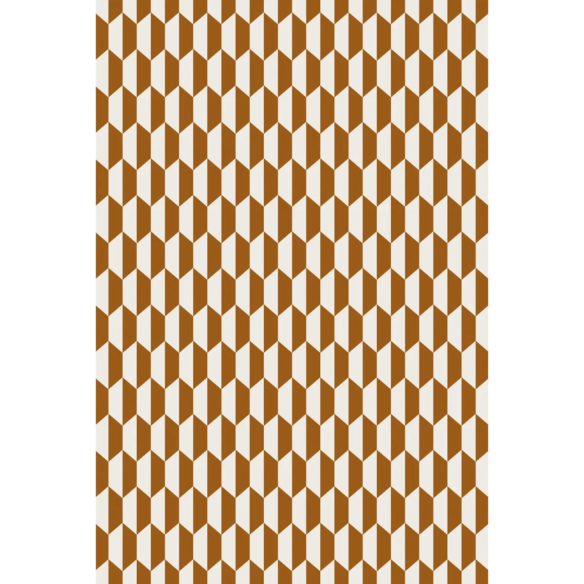 Cole & Son Tile Dark Ginger Cream Fabric 1 8269-cole-son-tile-dark-ginger-cream-fabric-1.webp
