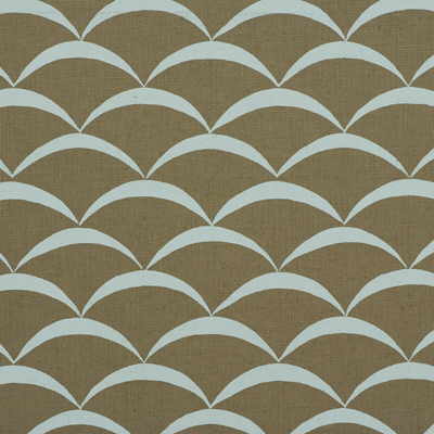 Lee Jofa Modern Crescent Sand/Aqua Fabric