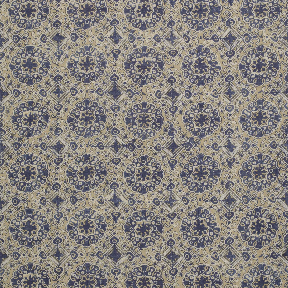 Lee Jofa Ashcombe Sand/Blue Fabric