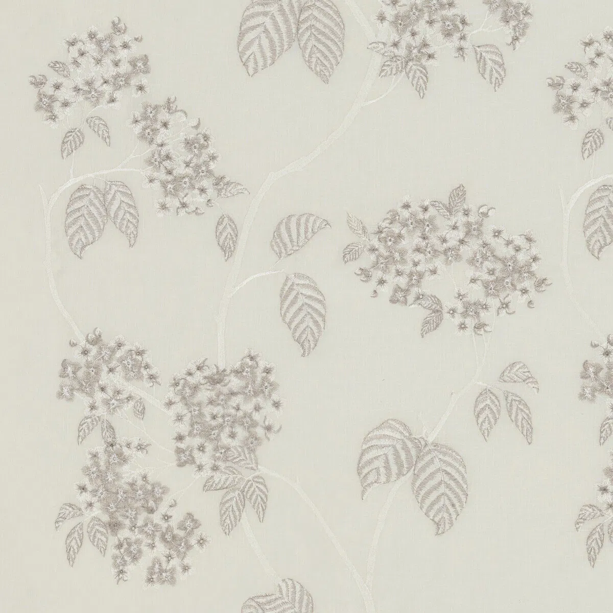 GP & J Baker Hydrangea Sheer Ivory Fabric