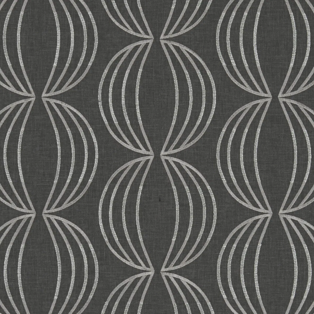 Clarke & Clarke Carraway Charcoal Fabric
