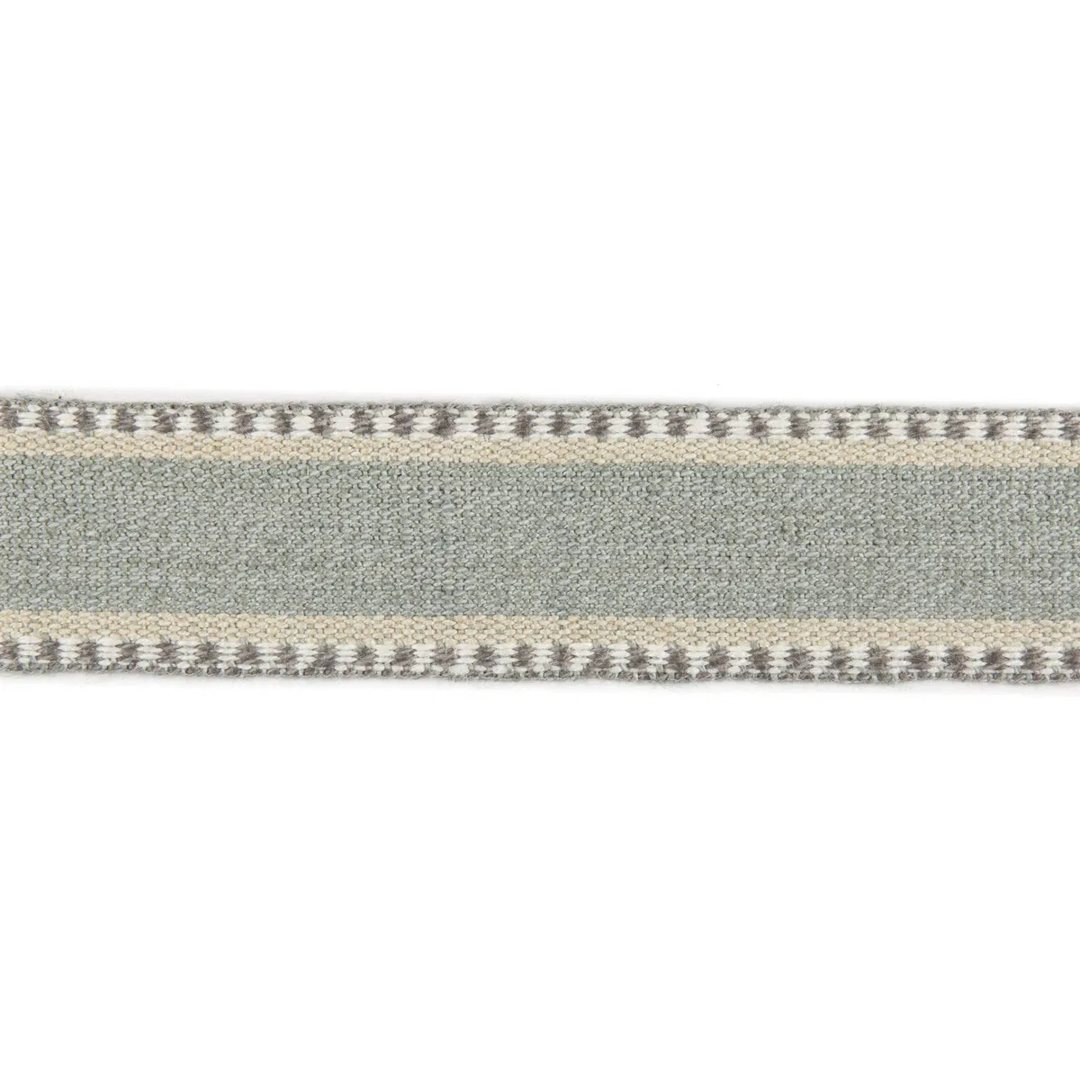 Lee Jofa Danakil Tape Seafoam/Grey Band Trim