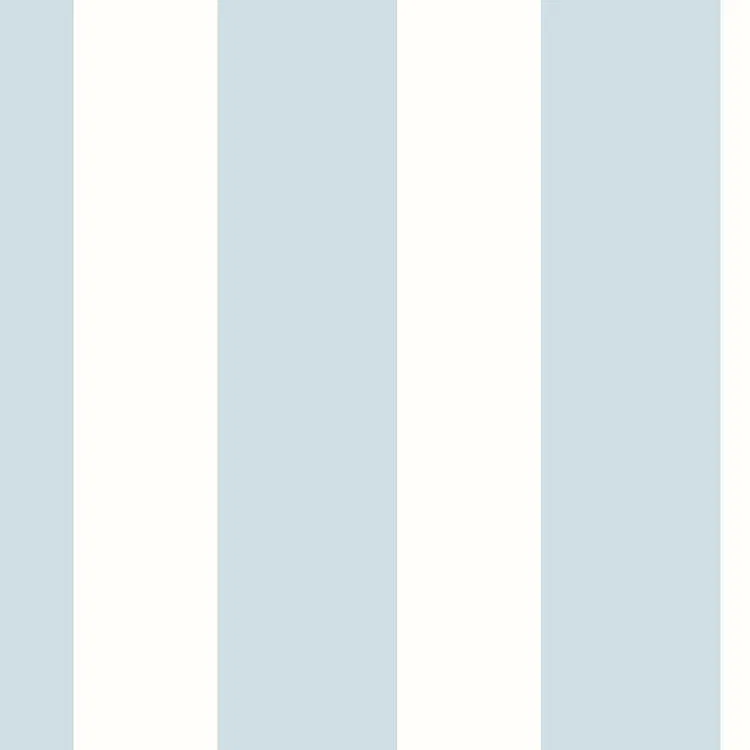 Lillian August Peel & Stick Designer Stripe Hampton Blue Wallpaper