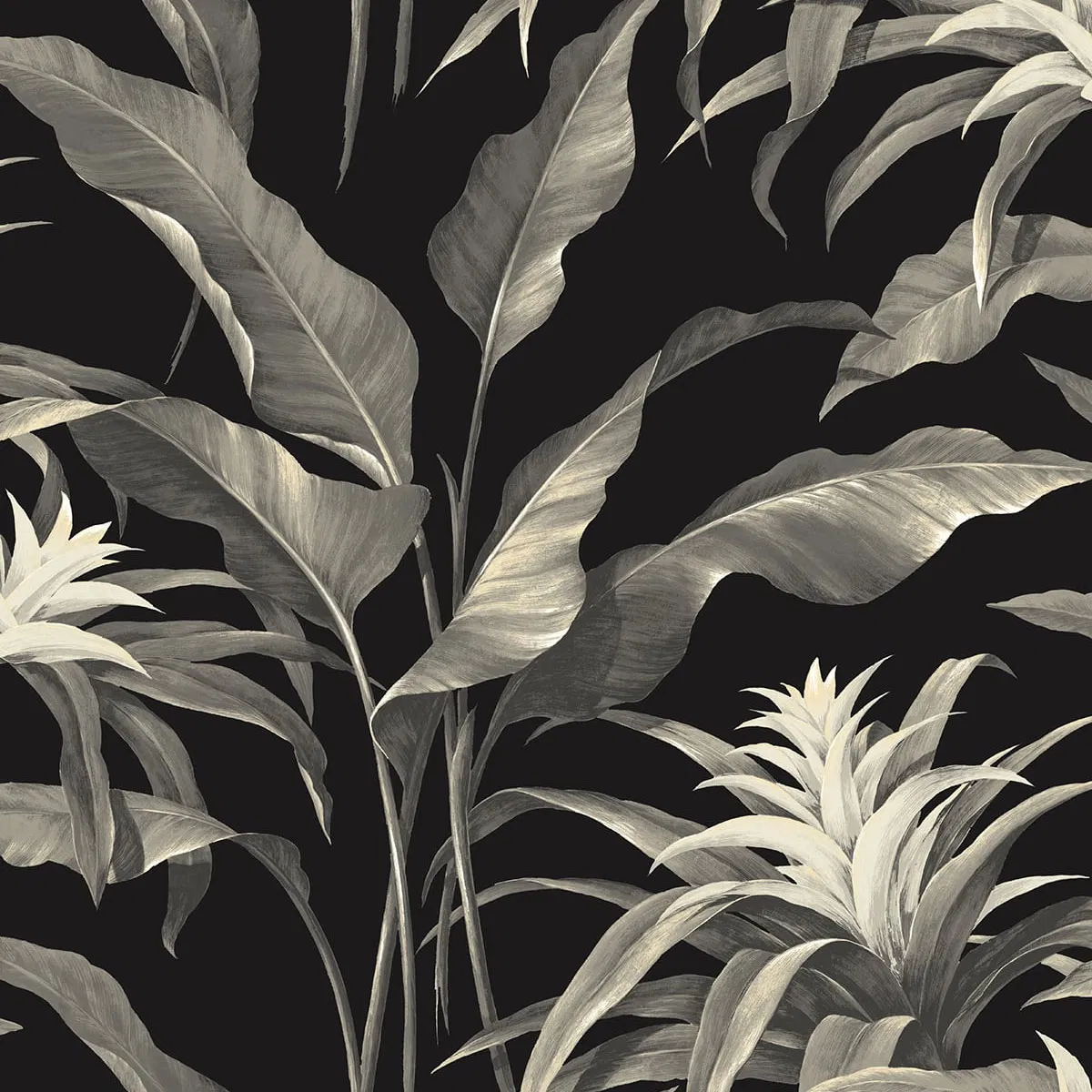 Stacy Garcia Home Peel & Stick Palma Onyx & Alloy Wallpaper