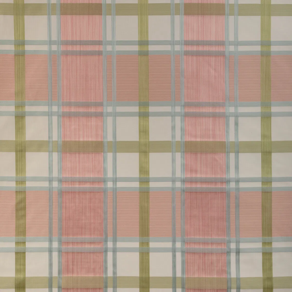 Lee Jofa Davies Plaid Petal/Kiwi Fabric