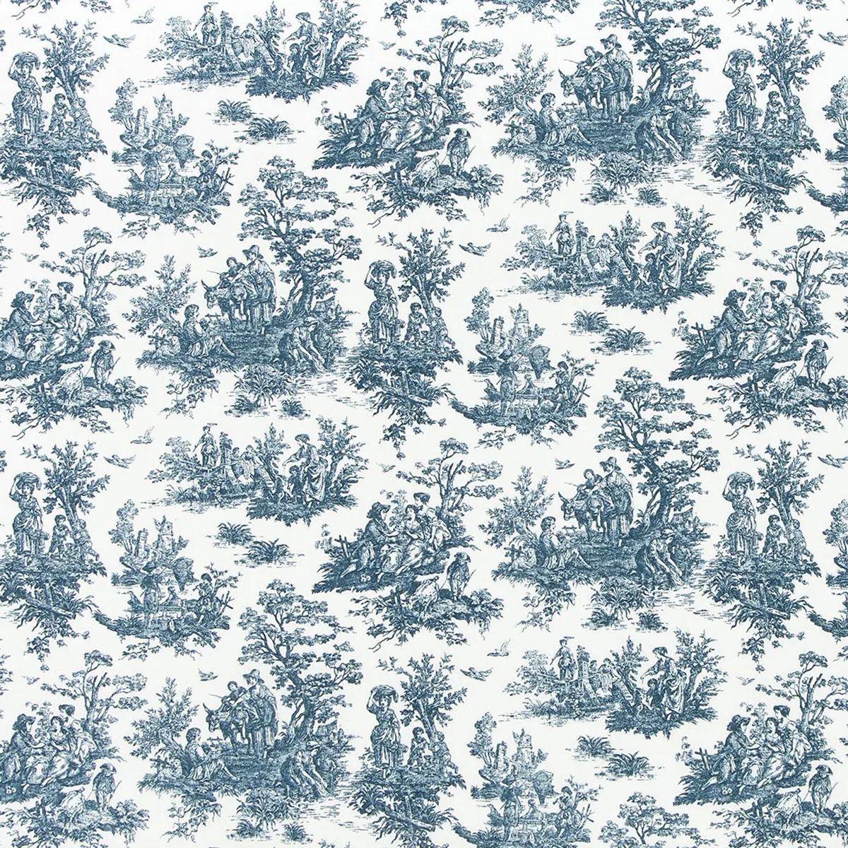 Premier Prints Jamestown Premier Navy Canvas Fabric