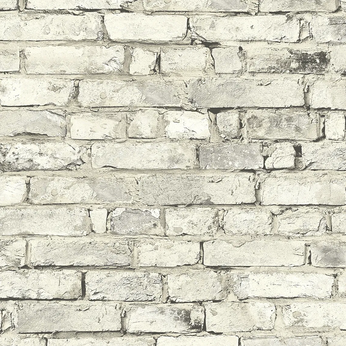 Seabrook Designs Tailor Faux Brick Antique Plaster Prepasted Wallpaper