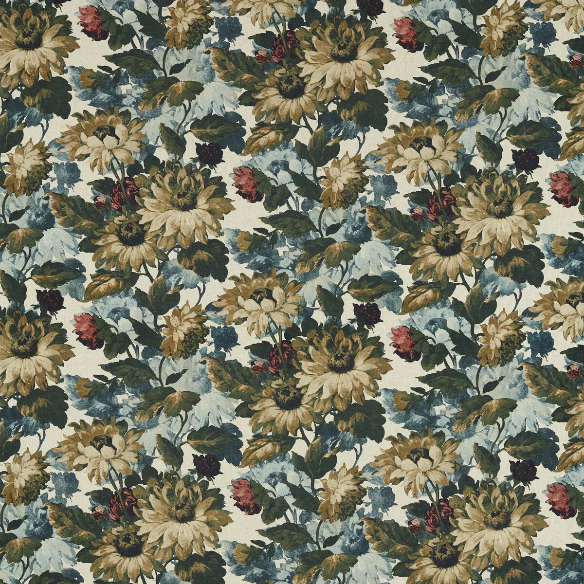 Clarke & Clarke Sunforest Antique Fabric