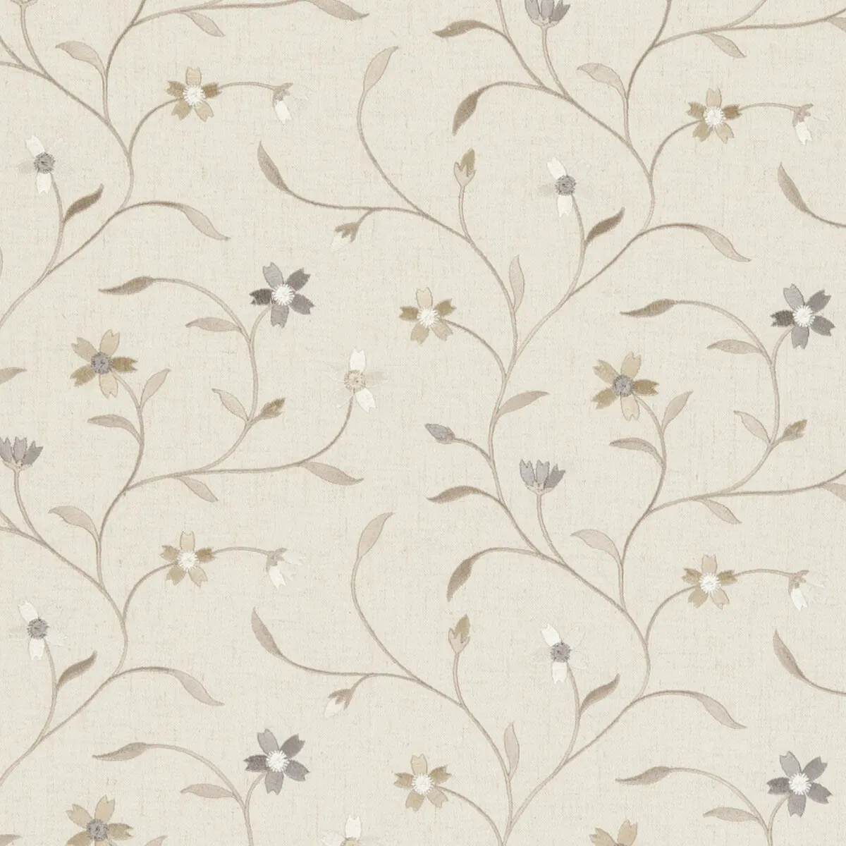 Clarke & Clarke Mellor Natural Fabric