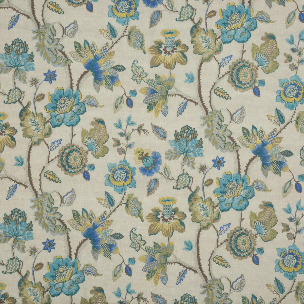 GP & J Baker Dryden Teal/Gilt Fabric 1 9843-gp-j-baker-dryden-teal-gilt-fabric-1.webp