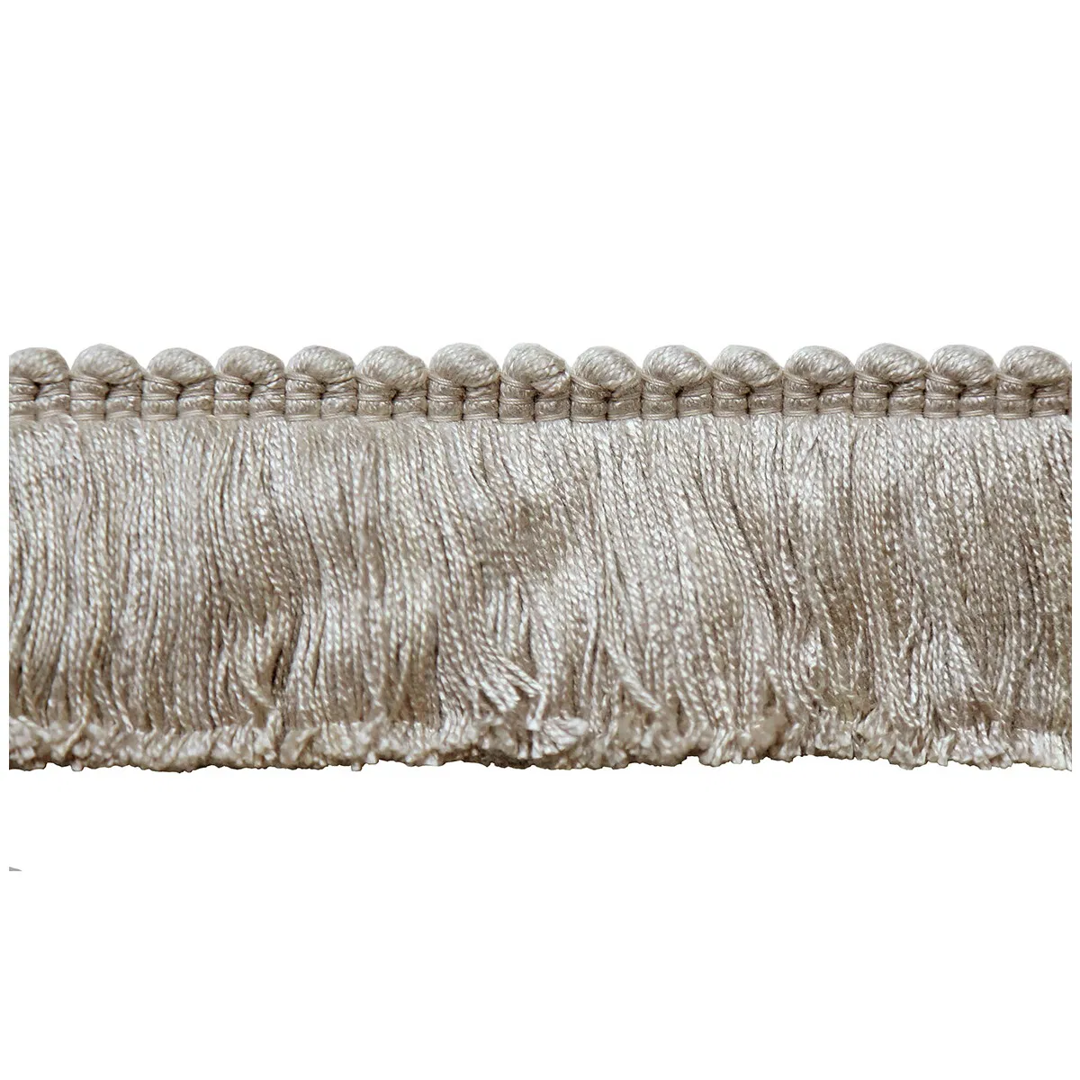 Lee Jofa Cut Ruch Flax Brush Fringe Trim