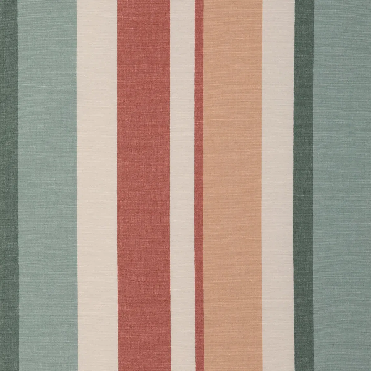 Lee Jofa Fisher Stripe Teal/Spice Fabric